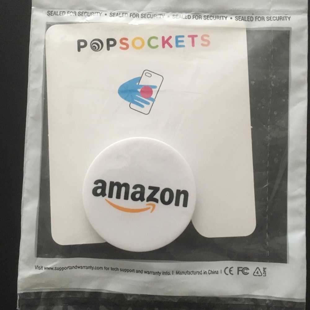 Pop Socket with amazon logo